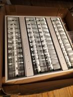 Te koop 10 armaturen met tl 4x14w, Ophalen, Gebruikt