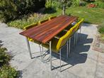 Harvink design bartafel Odeon + 6x Harvink Hi barkruk, Ophalen of Verzenden, Zo goed als nieuw