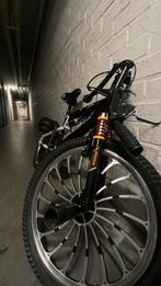 Stoere zwarte bmx fiets, Fietsen en Brommers, Fietsen | Crossfietsen en BMX, Staal, Minder dan 16 inch, Voetsteunen, Zo goed als nieuw