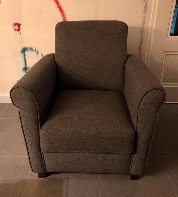 Fauteuils, Huis en Inrichting, Fauteuils, Gebruikt, Stof, 75 tot 100 cm, 75 tot 100 cm, Ophalen