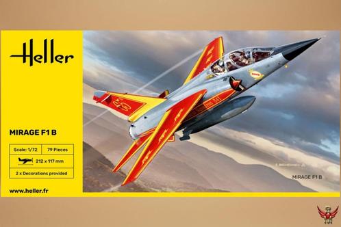 ROWASP | Heller 1/72 Mirage F1 B, Hobby en Vrije tijd, Modelbouw | Vliegtuigen en Helikopters, Nieuw, Vliegtuig, 1:72 tot 1:144