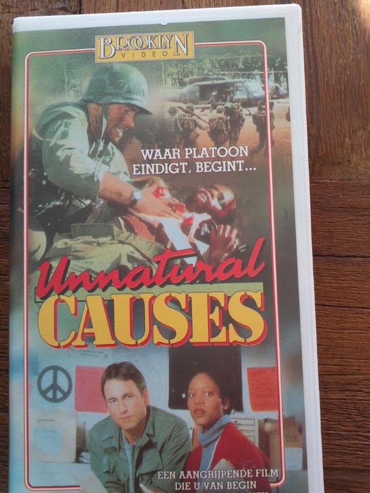 VHS Video Film Unnatural Causes vervolg van Platoon ( Jola ), Cd's en Dvd's, VHS | Film, Zo goed als nieuw, Overige genres, Alle leeftijden