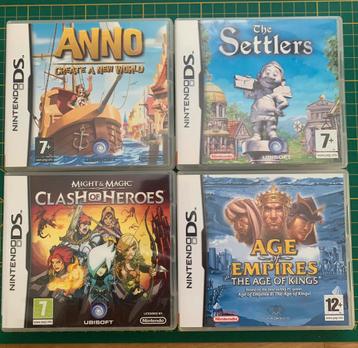 Anno, Might Magic, Age of Empires, Settlers DS, origineel, C beschikbaar voor biedingen