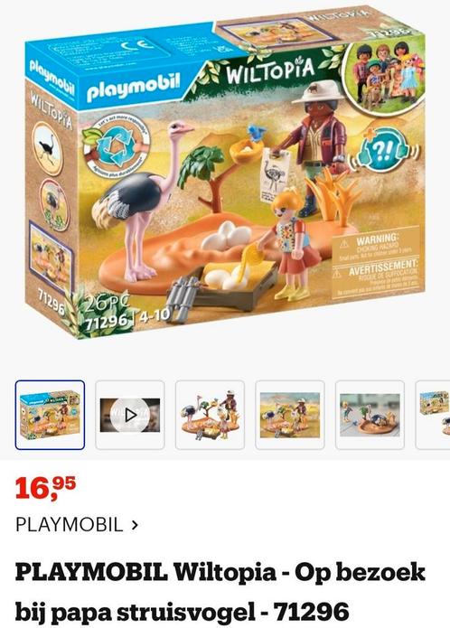 Playmobil wiltopia Set, Kinderen en Baby's, Speelgoed | Playmobil, Zo goed als nieuw, Ophalen