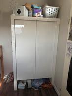 Hoogglans witte kledingkast babykamer, Kinderen en Baby's, Kinderkamer | Commodes en Kasten, Ophalen, Gebruikt, Kast, 50 tot 70 cm