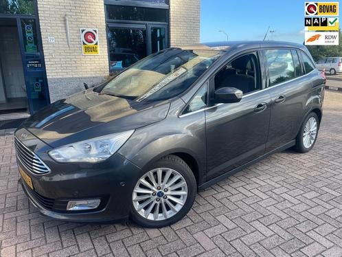 Ford Grand C-Max 1.0 Titanium-trekhaak-zeer ruim en zuinig, Auto's, Ford, Bedrijf, Te koop, Grand C-Max, ABS, Achteruitrijcamera