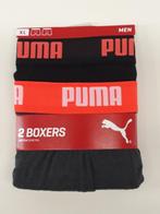 Puma boxershorts heren 2pack donkergrijs zwart oranje, mt M, Ophalen of Verzenden, Puma, Zwart, Boxer