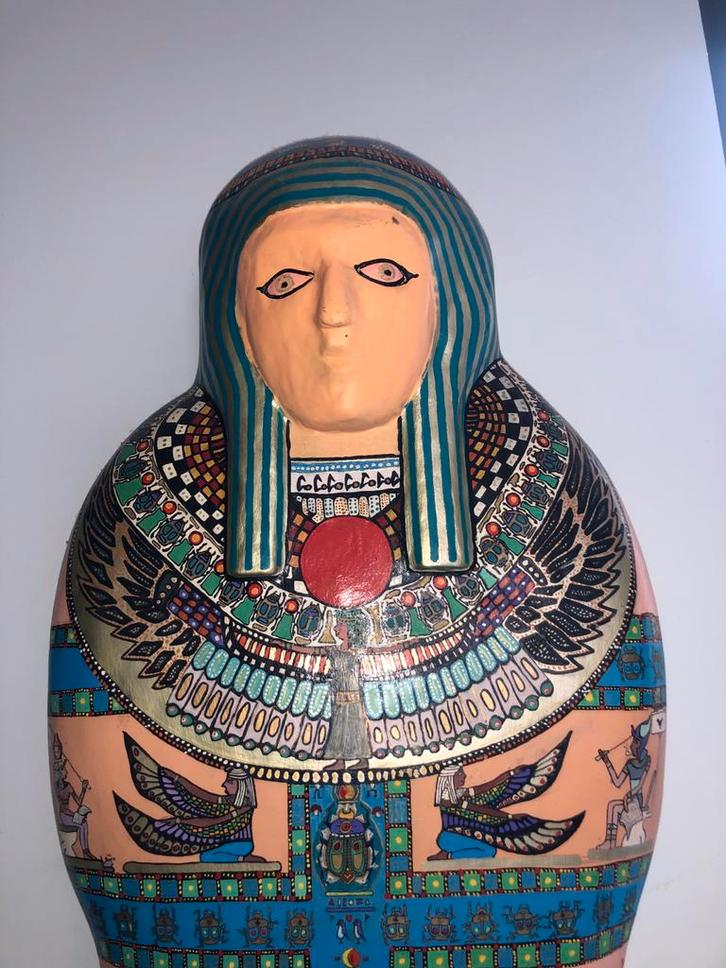 Decoratieve Mummie - Egyptische Stijl, Antiek en Kunst, Kunst | Niet-Westerse kunst, Ophalen