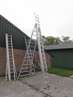 Ladder 6-10m reformladder Dirks Zarges Altrex 3x14 2x18 DIV, Ophalen, Gebruikt, Ladder, 4 meter of meer
