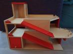 Houten Garage met lift Van Dijk Toys, Ophalen, Gebruikt