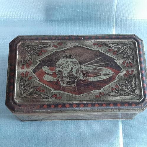 Vintage tabaksblik van Niemeijer’s Roode Ster, Verzamelen, Rookartikelen, Aanstekers en Luciferdoosjes, Gebruikt, Ophalen
