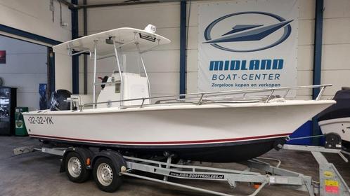 Silver Sea 600 CC (bj 2008), Watersport en Boten, Vis- en Consoleboten, Gebruikt, 70 pk of meer, 6 meter of meer, Benzine, Polyester