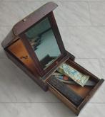 Antieke scheerkist met oa BIRR scheermes scheerdoos, Antiek en Kunst, Ophalen