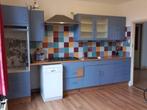 Keuken incl gastel T.E.A.B., Ophalen, Gebruikt, Blauw, Enkelwandige keuken