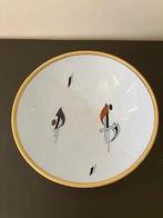 schaal op voet,  keramiek jaren 50, Ophalen