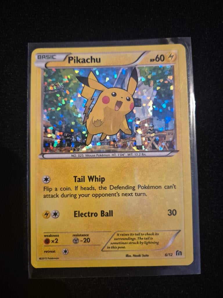 Pikachu McDonald's Promo 2016 HOLO 6/12, Ophalen of Verzenden