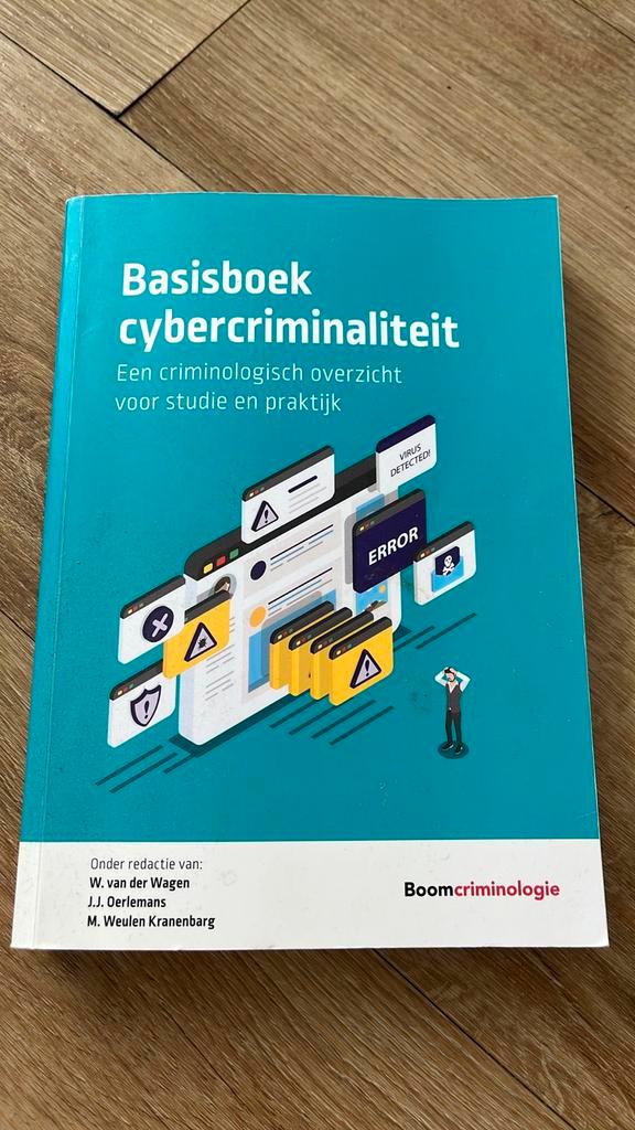 Basisboek cybercriminaliteit, Boeken, Wetenschap, Zo goed als nieuw, Ophalen of Verzenden