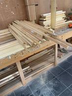Partijtje grenen ronde stok, Doe-het-zelf en Verbouw, Hout en Planken, Ophalen, 25 tot 50 mm, Grenen, Nieuw