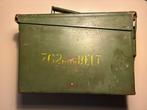 Munitie Doos 7.62mm - Vintage Militaria, Verzamelen, Ophalen, Overige soorten, Overige gebieden, Kist of Geocache