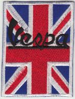 Vespa Union Jack stoffen opstrijk patch embleem #11, Ophalen of Verzenden, Nieuw