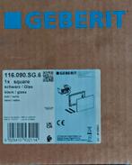 Geberit Sigma80 Bedieningspaneel - Zwart Glas, Doe-het-zelf en Verbouw, Sanitair, Ophalen, Nieuw, Glas, Toilet