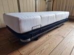 Bed M Line (2x 1-persoons) + M Line matrassen, Ophalen, Overige materialen, Verstelbaar, 90 cm