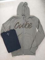 Cube Hoodie/Vest + WE Fundamentals Longsleeve Set, Ophalen of Verzenden, Zo goed als nieuw, Maat 46 (S) of kleiner, Zwart