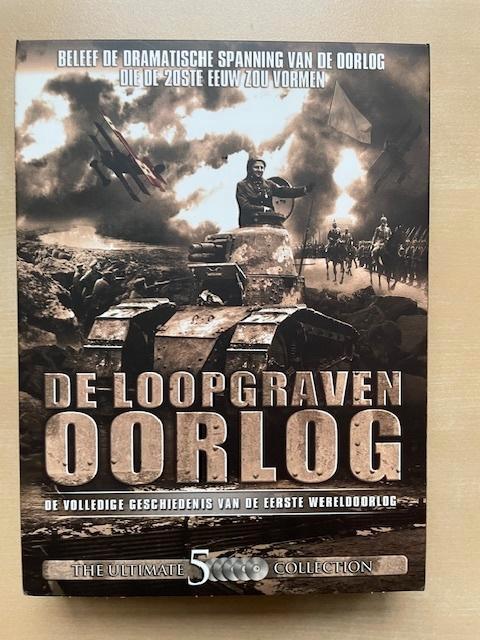 De Loopgraven Oorlog 5 DVD's, Cd's en Dvd's, Dvd's | Documentaire en Educatief, Zo goed als nieuw, Oorlog of Misdaad, Boxset, Vanaf 16 jaar