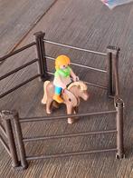 Playmobil setje met paard en ruiter. In omheining, Ophalen of Verzenden, Zo goed als nieuw, Los playmobil