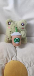 Coffee kikker (ruikt naar coffee, Kinderen en Baby's, Speelgoed | Knuffels en Pluche, Ophalen, Zo goed als nieuw, Kikker
