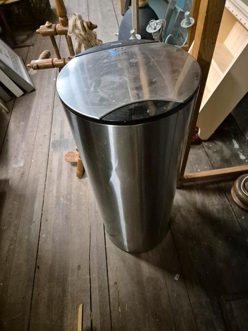 hoge prullenbak, Huis en Inrichting, Woonaccessoires | Prullenbakken, Gebruikt, Minder dan 50 cm, Ophalen