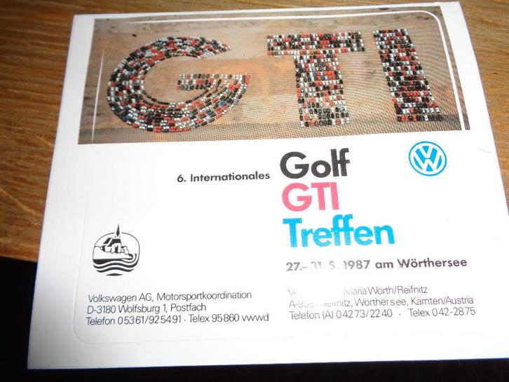 VW Motorsport Stickers Nieuwstaat en origineel van VW., Verzamelen, Stickers, Zo goed als nieuw, Merk, Ophalen of Verzenden