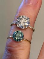 Nieuwe gouden ringen met natuurlijke of lab-grown diamanten, Nieuw, Ophalen of Verzenden, 17 tot 18, Dame of Heer