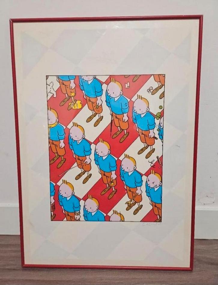 EXEM – ZINZIN FETICHE (KUIFJE) zeefdruk
-1997, Antiek en Kunst, Kunst | Tekeningen en Foto's, Ophalen