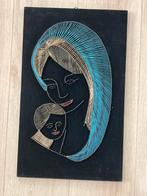 Vintage String Art, draadkunst Maria met kind (250423), Ophalen of Verzenden, Gebruikt
