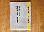 Boekje van Honda 450, Motoren, Ophalen of Verzenden, Honda