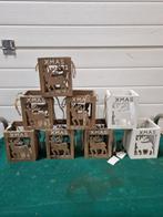 waxine houders kerst hout 8 stuks, Ophalen of Verzenden, 'T Olde Gre-j, Info@toldegrej.nl, Endepoelstraat 20f Didam