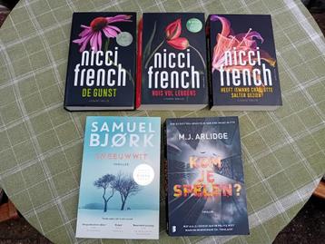 Nicci French, Arlidge en Bjork. beschikbaar voor biedingen