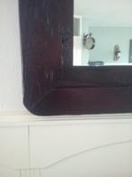 Koloniaal teak houten spiegel, Huis en Inrichting, Woonaccessoires | Spiegels, Minder dan 100 cm, Rechthoekig, 125 cm of meer