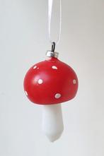 retro/ vintage kerstboomhanger: paddestoel, lage verzndkstn!, Ophalen of Verzenden, Zo goed als nieuw