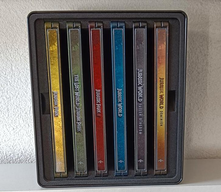 Jurassic World / Park - The Ultimate Collection 4k Steelbook, Cd's en Dvd's, Blu-ray, Zo goed als nieuw, Avontuur, Boxset, Ophalen of Verzenden