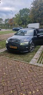 Audi A3 1.5 Tfsi 150pk CoD Ultra S-tronic 2018 Zwart, Auto's, Zwart, Leder en Stof, Zwart, Particulier