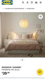 Ikea hanglamp Regnskur/sunneby, Huis en Inrichting, Lampen | Hanglampen, Ophalen, Zo goed als nieuw, Stof, Minder dan 50 cm