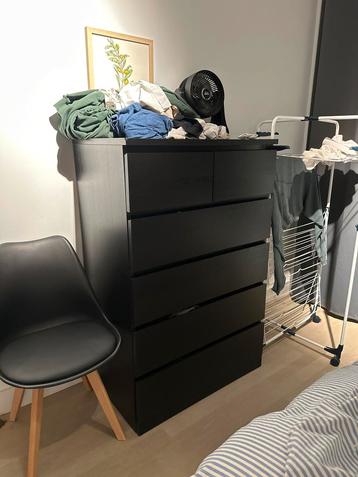 Ikea Malm Ladekast - Zwart