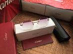 Cartier zonnebril c decor goud diamant cut glazen, Ophalen, Nieuw, Zonnebril, Overige merken