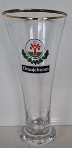 Oranjeboom Bierglas op dikke voet in tuitvorm, Ophalen of Verzenden, Gebruikt, Glas of Glazen, Oranjeboom