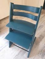 Stokke Tripp Trapp stoel blauw, Kinderen en Baby's, Kinderstoelen, Ophalen, Gebruikt, Meegroeistoel