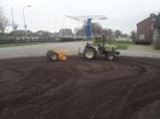 minitrekker met kilverbak en of vlakraam met chauffeur, Ophalen, Tuinaarde