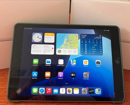 Apple iPad 9e Gen 64GB Wi-Fi Grijs - incl. beschermhoes, Computers en Software, Apple iPads, Zo goed als nieuw, Apple iPad, Wi-Fi