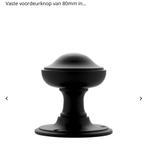 Voordeurknop, draaibaar, messing, zwart 80 mm, Doe-het-zelf en Verbouw, Hang- en Sluitwerk, Ophalen of Verzenden, Zo goed als nieuw